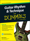 Cover image for Guitar Rhythm and Technique For Dummies
